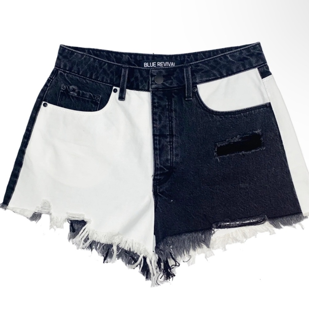BLUE REVIVAL SIAMESE TWIN SHORT